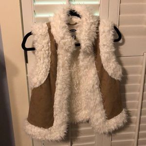 Fuzzy Sherpa vest